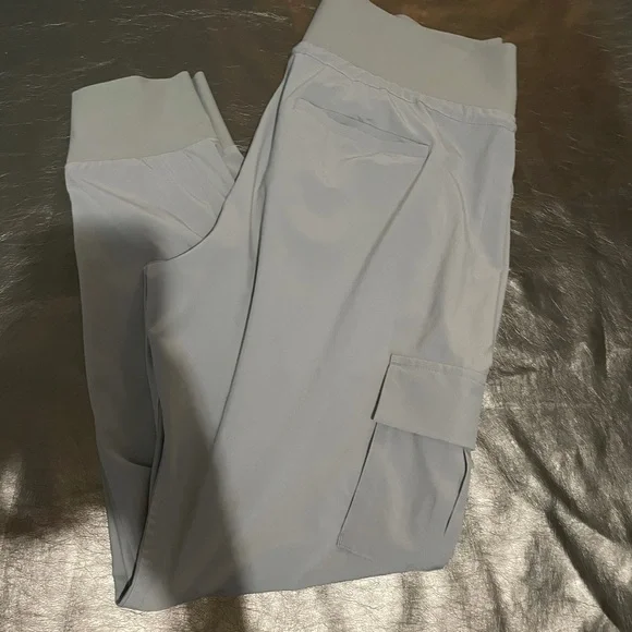 Athleta Light Gray Track Pants - Picture 10 of 10